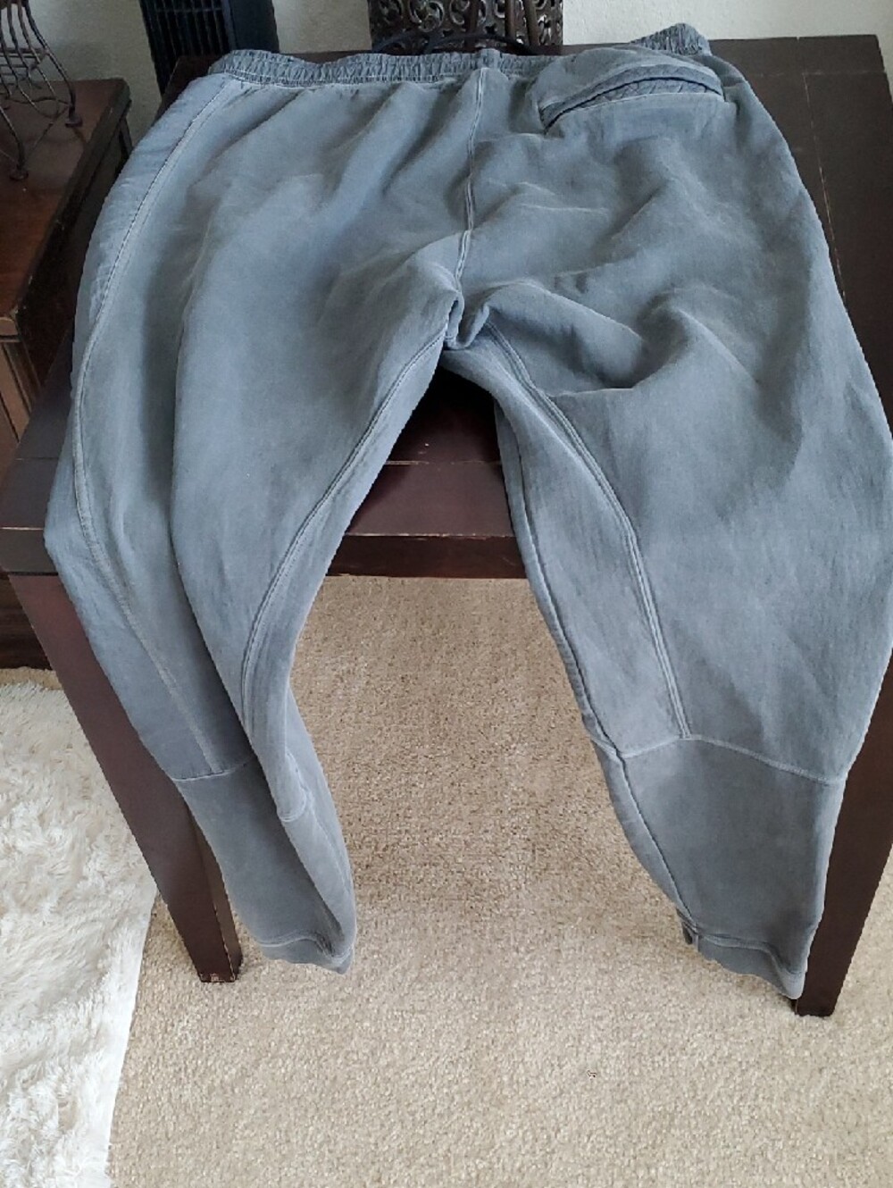 Jordan Men's Slate Gray Drawstring Zip-Pocket Joggers - Picture 8 of 8